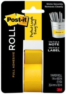 Post-it label roll